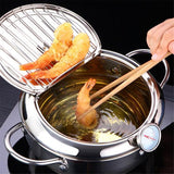 SMART FRYER STAINLESS STEEL DEEP FRYING POT - 4Cookers