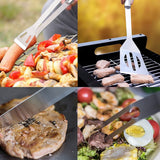 Stainless Steel BBQ Tools Set - 4Cookers