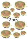 STRETCH&SEAL™ Silicone Lids (12 PCS./SET) - 4Cookers