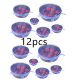 STRETCH&SEAL™ Silicone Lids (12 PCS./SET) - 4Cookers