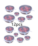 STRETCH&SEAL™ Silicone Lids (12 PCS./SET) - 4Cookers